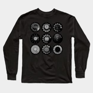 Retro Rotary Dial Long Sleeve T-Shirt